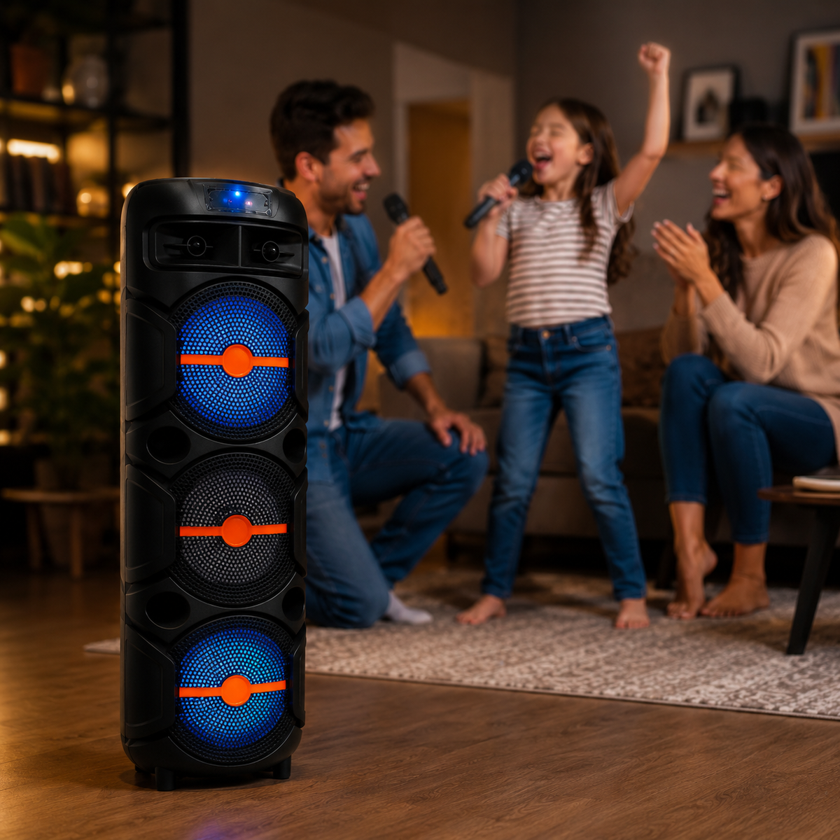 MEGABASS PARTY TOWER – PARLANTE PORTÁTIL