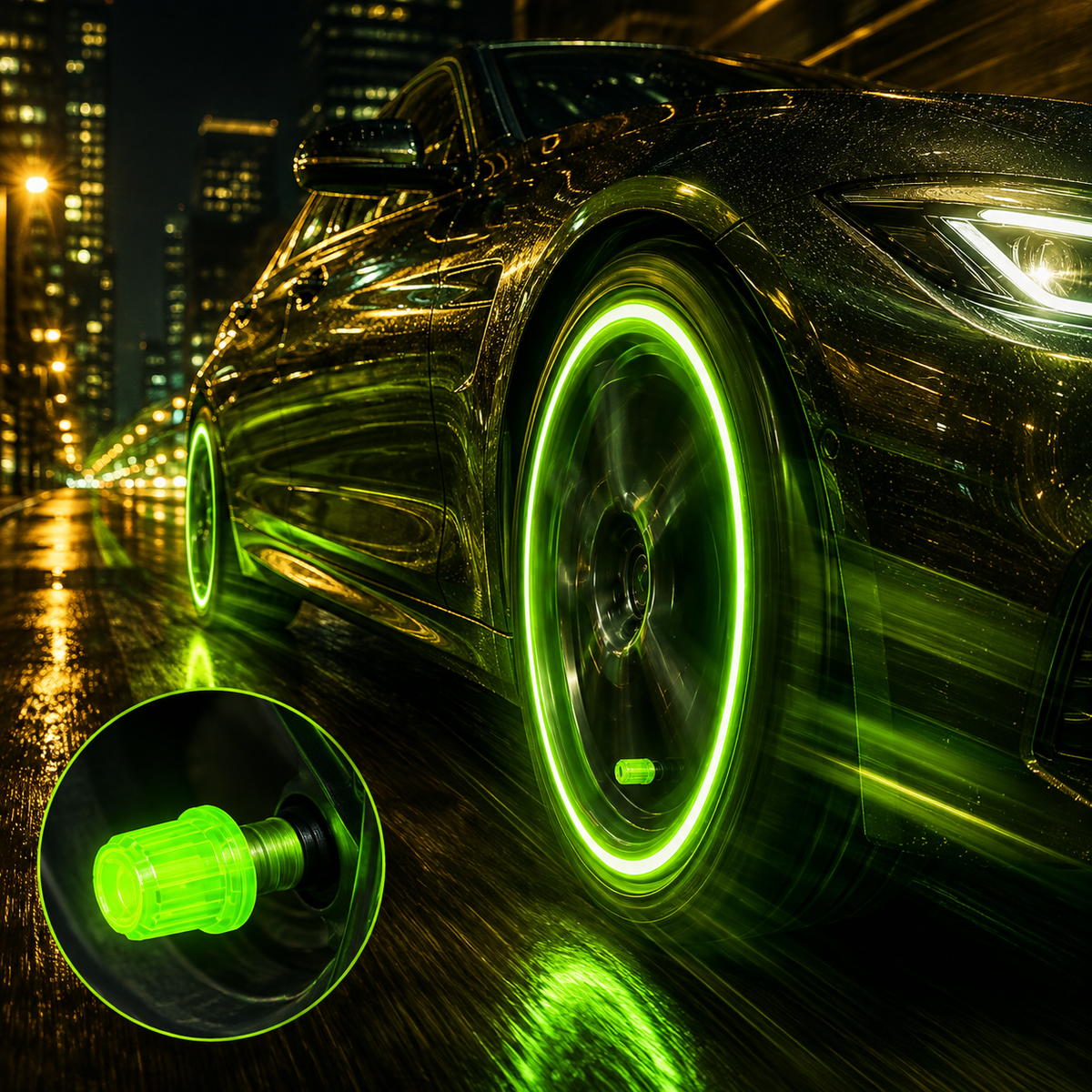NEONDRIVE LUCES LED PARA VÁLVULAS DE LLANTAS