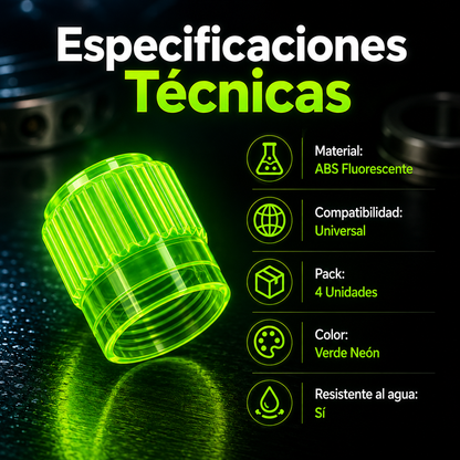 NEONDRIVE LUCES LED PARA VÁLVULAS DE LLANTAS