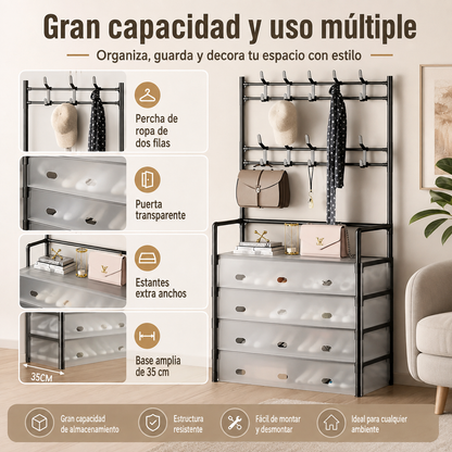 ZAPATERO PERCHERO ORGANIZADOR 5 NIVELES