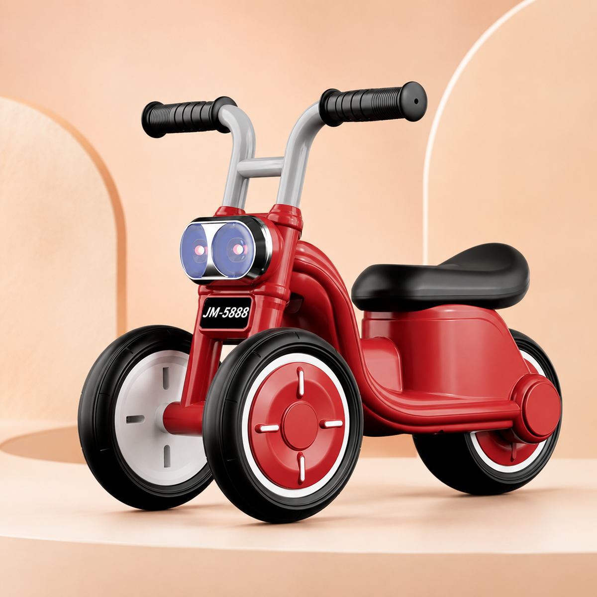 CARRO MONTABLE INFANTIL MEGA CAR CON LUCES Y MÚSICA