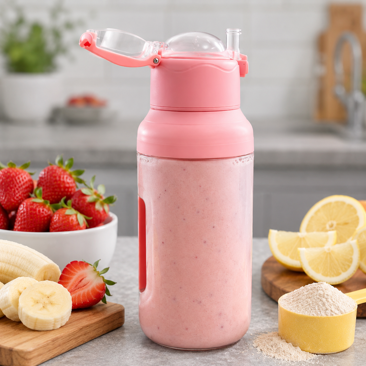 FITSHAKE PRO – VASO MEZCLADOR PORTÁTIL PARA BATIDOS