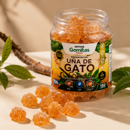 SOTTCOR CAT’S CLAW GUMMIES – GOMITAS PARA ADULTOS CON UÑA DE GATO