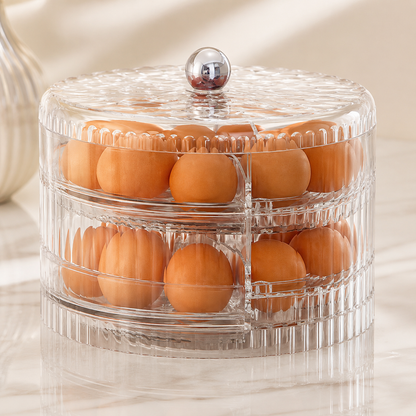 EGGCRYSTAL ORGANIZER – ORGANIZADOR GIRATORIO DE HUEVOS