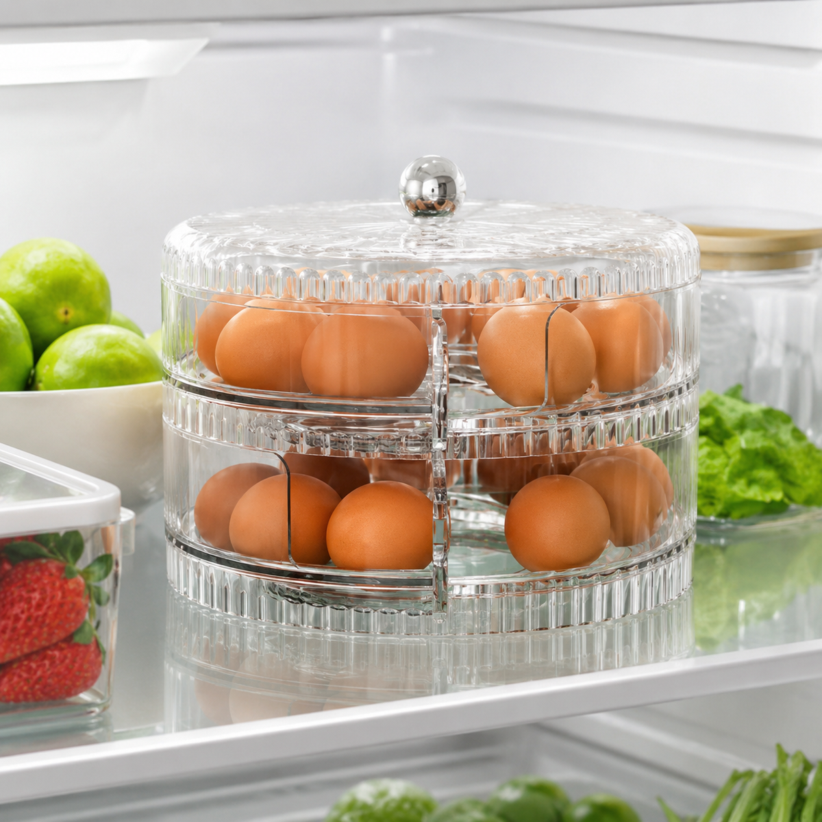 EGGCRYSTAL ORGANIZER – ORGANIZADOR GIRATORIO DE HUEVOS