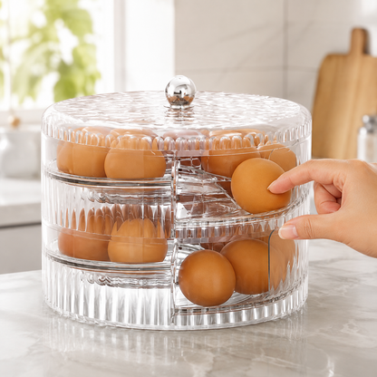 EGGCRYSTAL ORGANIZER – ORGANIZADOR GIRATORIO DE HUEVOS