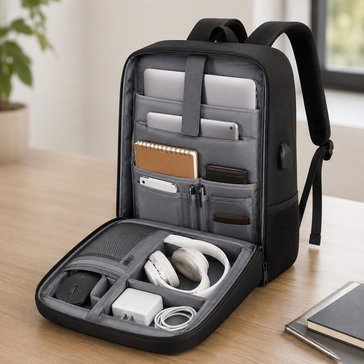 FORTRESS BACKPACK PRO – MOCHILA ANTIRROBO CON CANDADO DE SEGURIDAD
