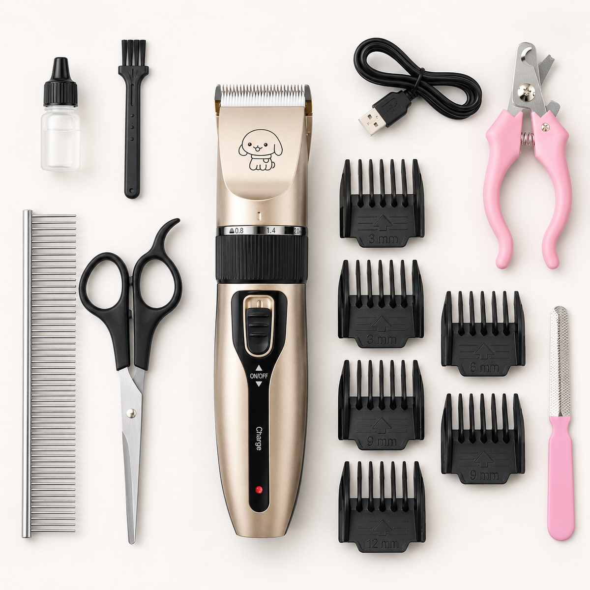 PETGROOM PRO – KIT DE PELUQUERÍA CANINA RECARGABLE