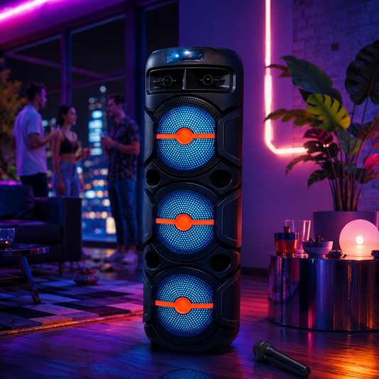MEGABASS PARTY TOWER – PARLANTE PORTÁTIL