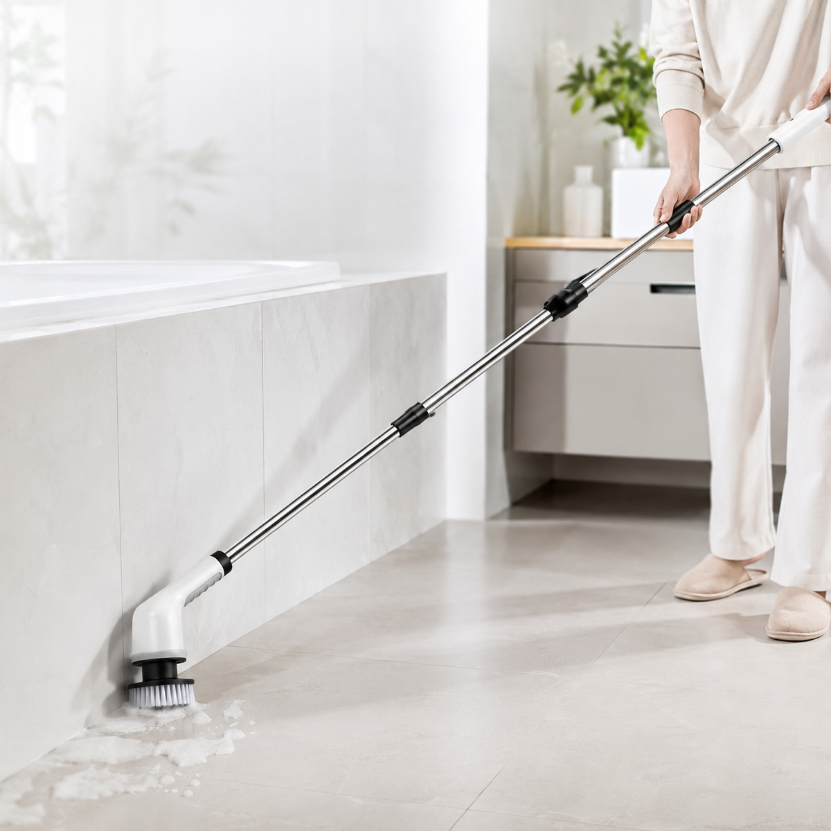 SPINCLEAN PRO – CEPILLO ELÉCTRICO GIRATORIO MULTIFUNCIONAL