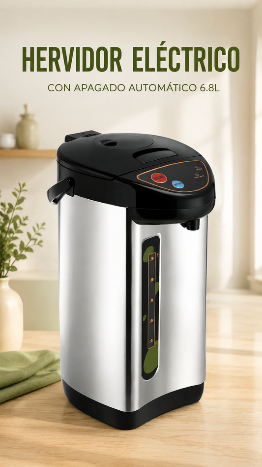 HERVIDOR ELÉCTRICO 6.8L CON APAGADO AUTOMÁTICO