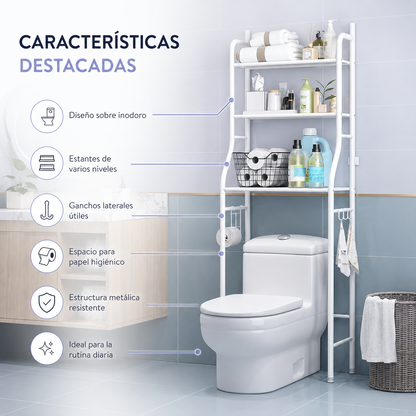 ORGANIZADOR DE BAÑO SOBRE INODORO