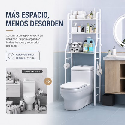 ORGANIZADOR DE BAÑO SOBRE INODORO