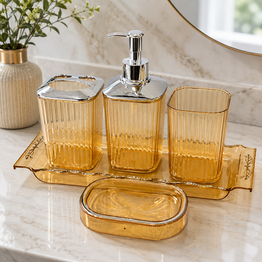 SET ELEGANCE PARA BAÑO 5 PIEZAS ✨🛁