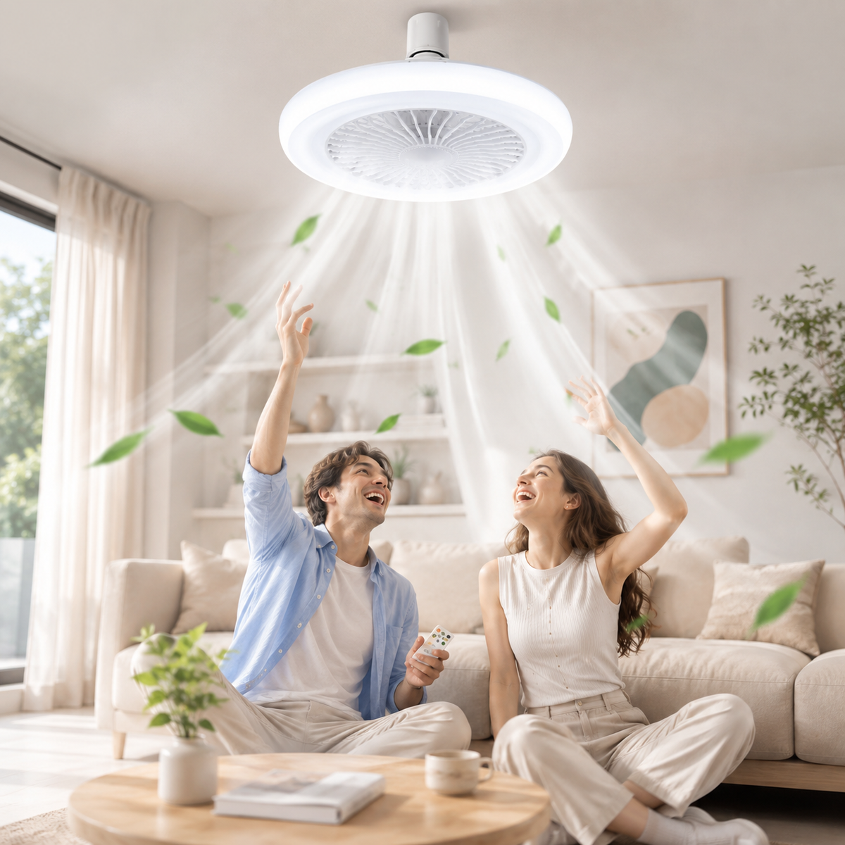 FANLIGHT 2 EN 1 – FOCO LED + VENTILADOR 30W 💡🌬️