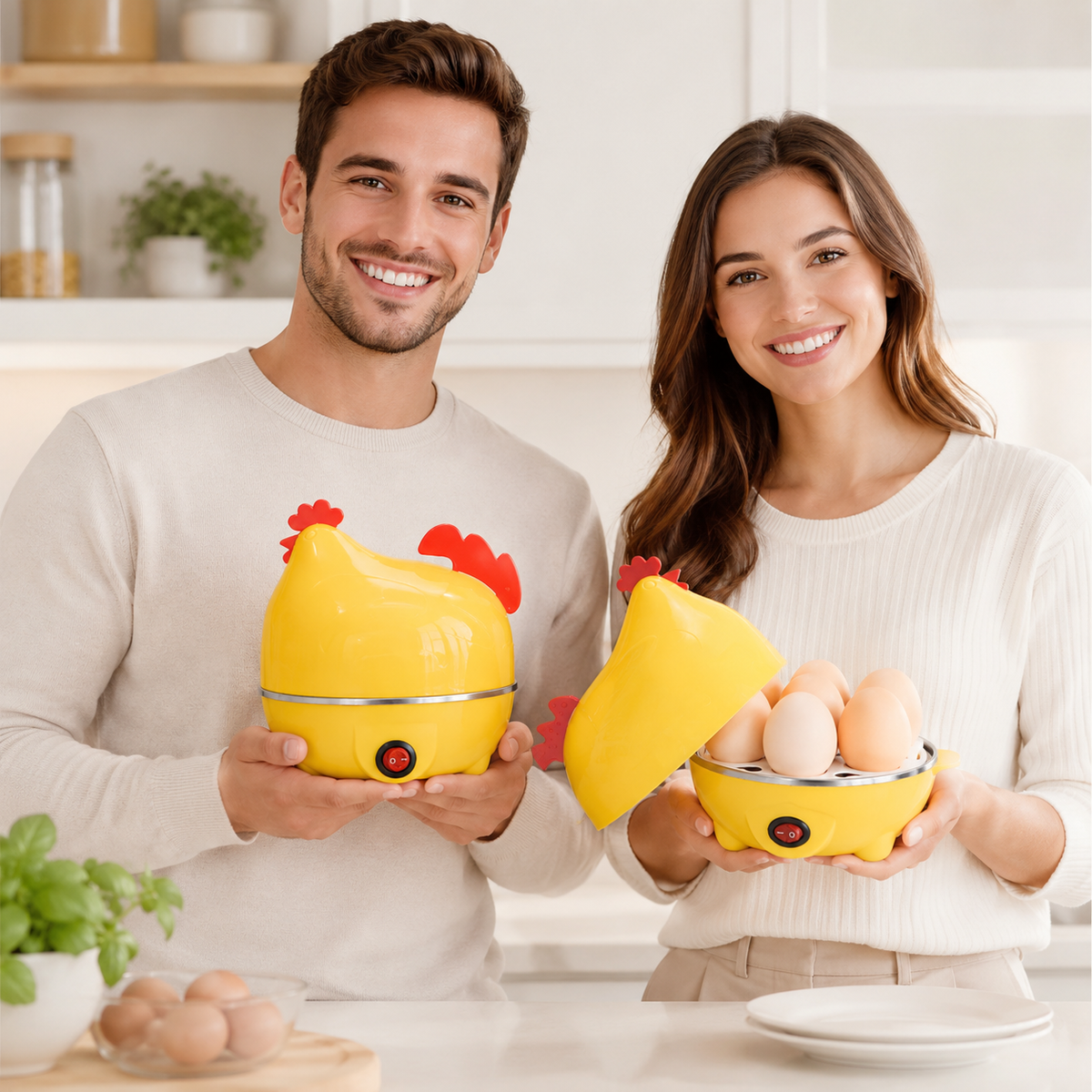 EGGY STEAM – HERVIDOR DE HUEVOS AL VAPOR 🥚🐔