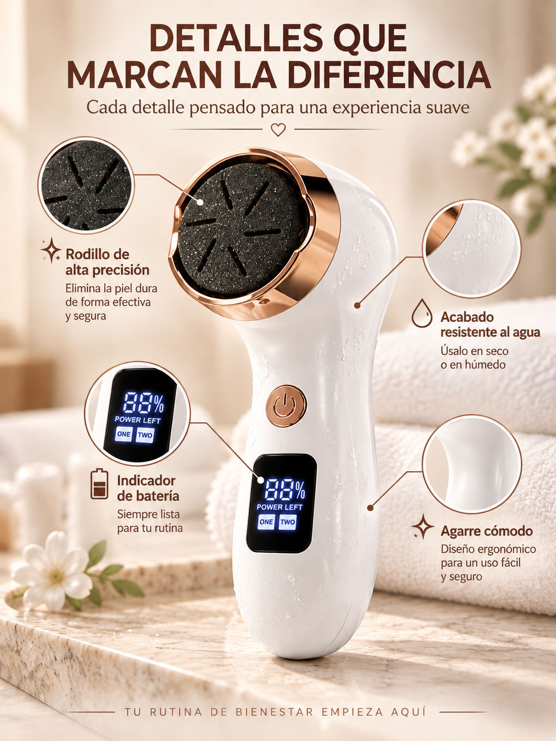 LIMADOR ELÉCTRICO PARA PIES ✨🦶