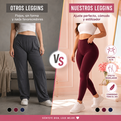 PACK DE 3 LEGGINGS PARA MUJER 👖✨