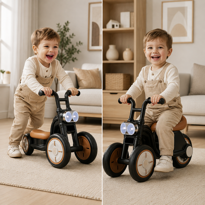 CARRO MONTABLE INFANTIL MEGA CAR CON LUCES Y MÚSICA