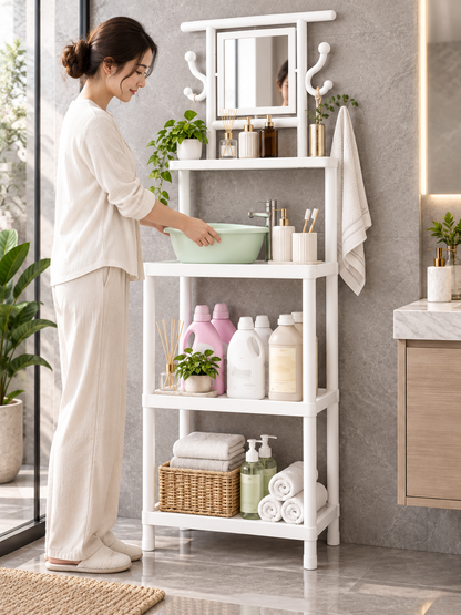 SOPORTE PARA LAVATORIO CON ESPEJO🚿