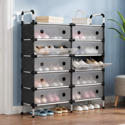 ZAPATERO ORGANIZADOR DOBLE DE 5 NIVELES