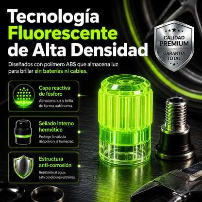 NEONDRIVE LUCES LED PARA VÁLVULAS DE LLANTAS