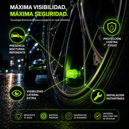 NEONDRIVE LUCES LED PARA VÁLVULAS DE LLANTAS